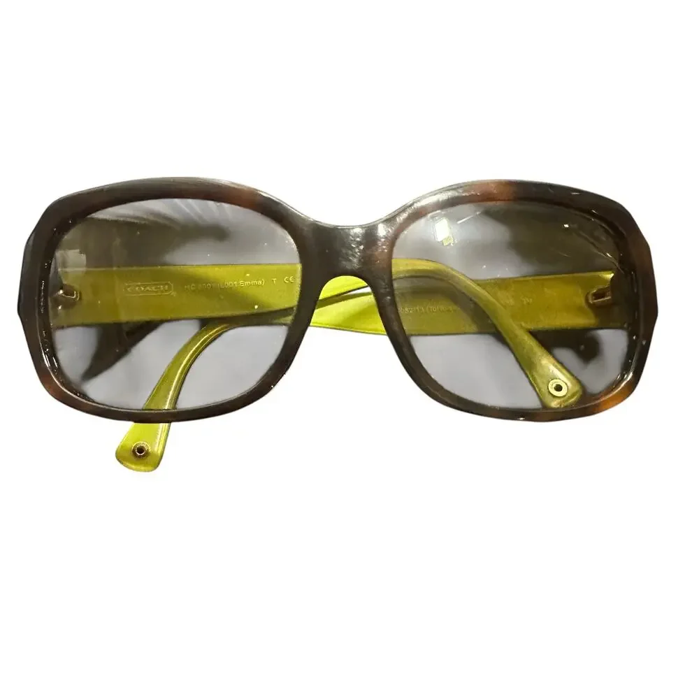 Coach HC8001 Emma 5052/13 Tortoise Sunglasses 57-17-135 Rx Ready frames only